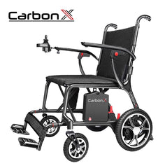 Carbon X 超輕便電動輪椅 (全碳纖支架，淨重10kg，6.5寸實心厚車輪) | 好好醫療用品