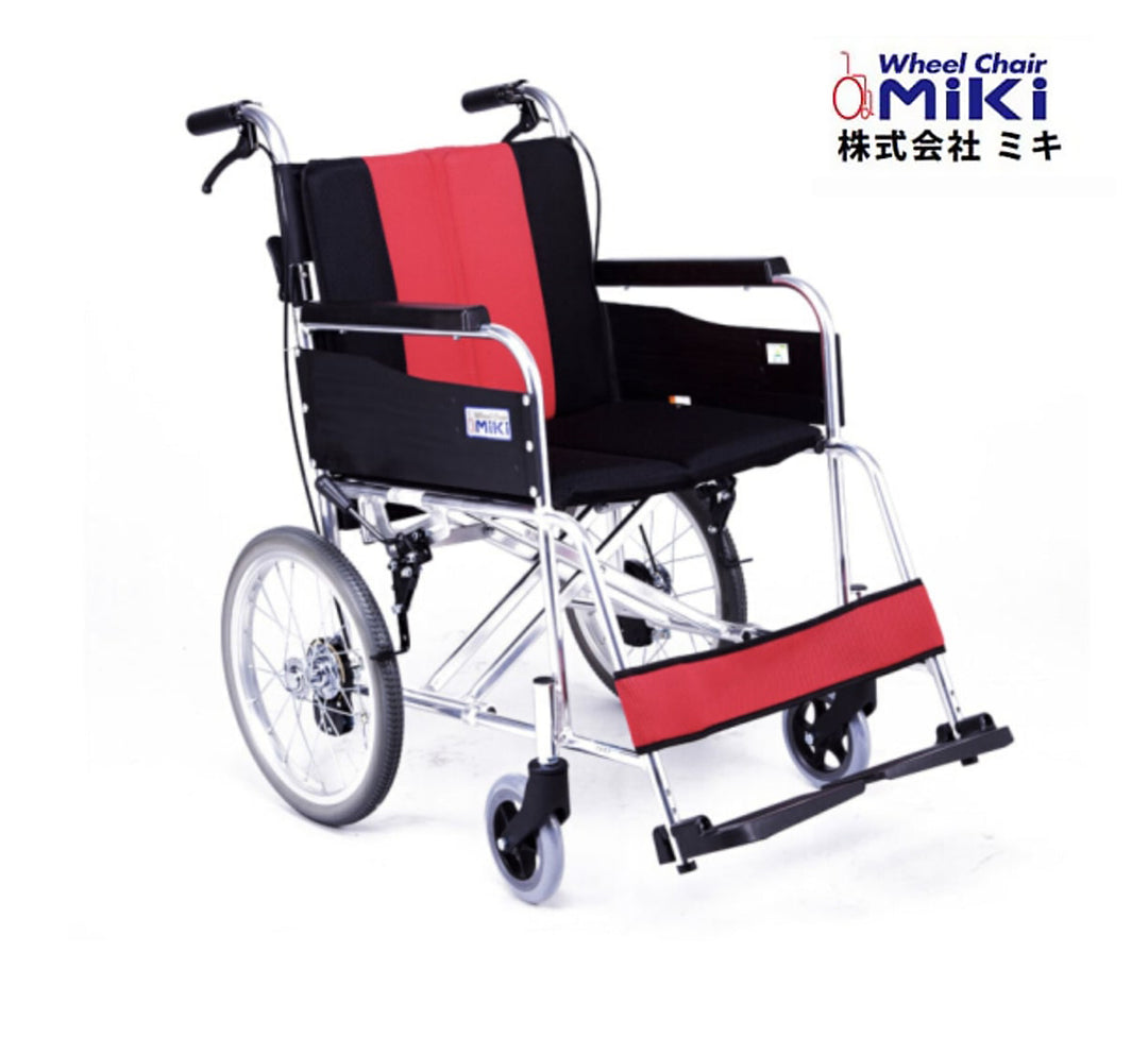 日本 MIKI BAL-2 / UTC-46JD 輕量輪椅 (環抱輪剎, 16寸實心小輪, 厚坐墊) (行貨) | 好好醫療用品