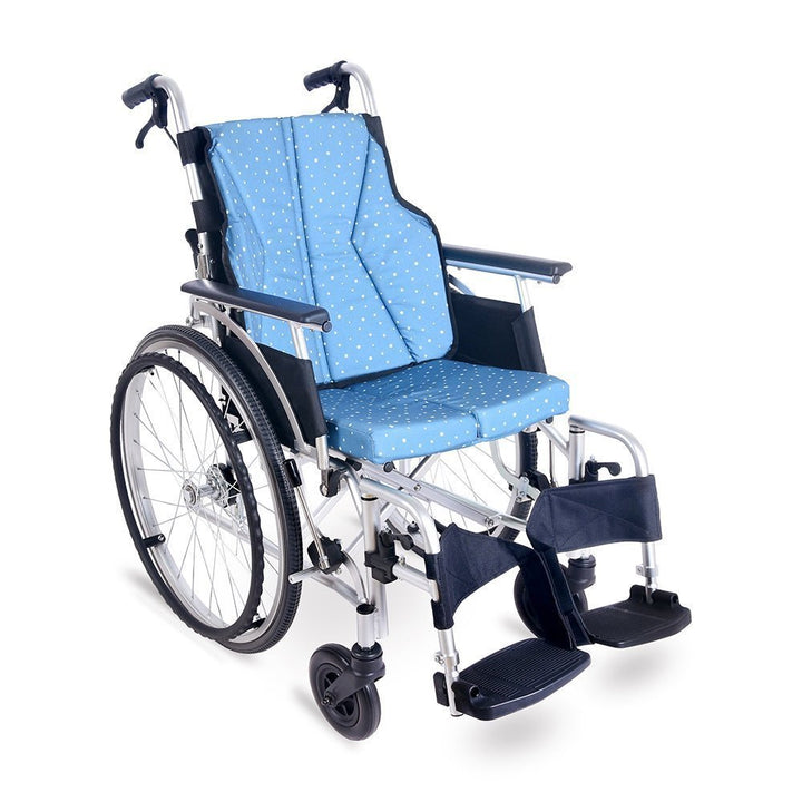 Nostra N2W 舒適型大輪輪椅 (現貨出售、11.3kg、碟剎、厚坐墊及背部護翼、可掀式扶手腳踏、 22吋大輪) | 好好醫療用品