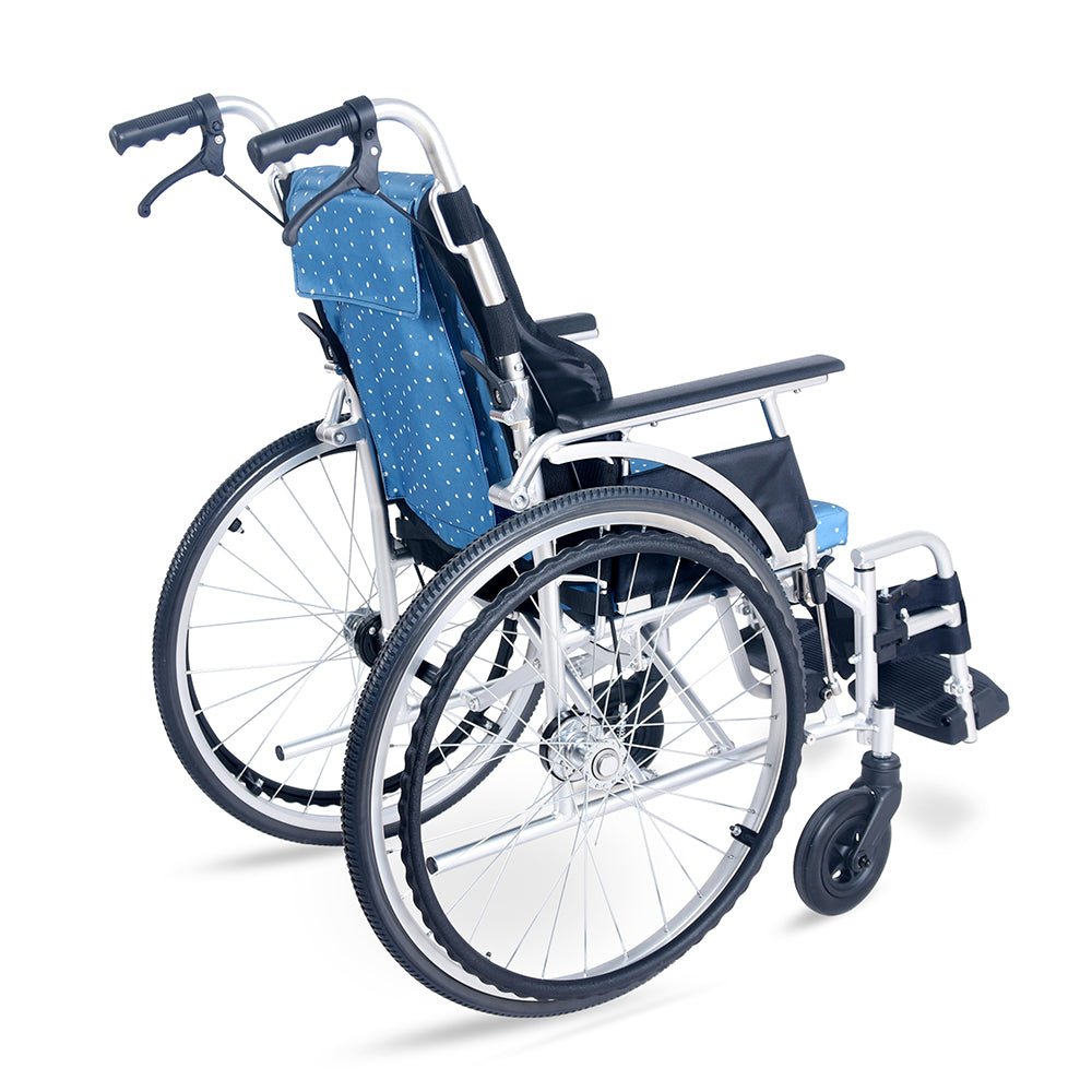 Nostra N2W 舒適型大輪輪椅 (現貨出售、11.3kg、碟剎、厚坐墊及背部護翼、可掀式扶手腳踏、 22吋大輪) | 好好醫療用品