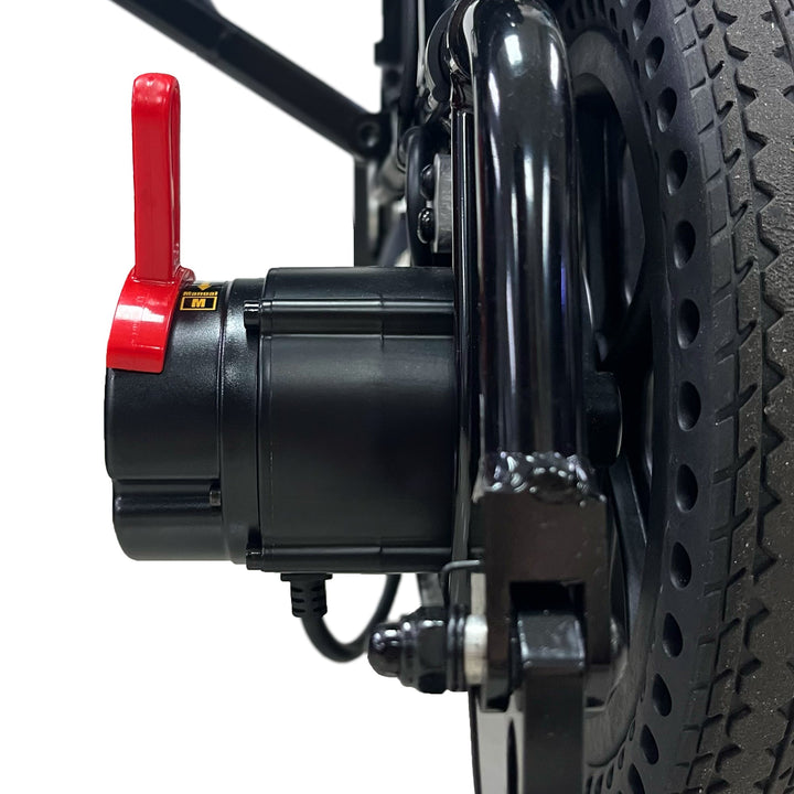 Rigi 輕便可摺式電動輪椅 (淨重15.2kg、200W/250w無刷摩打、可上飛機、藍牙後控、12吋實心胎) | 好好醫療用品