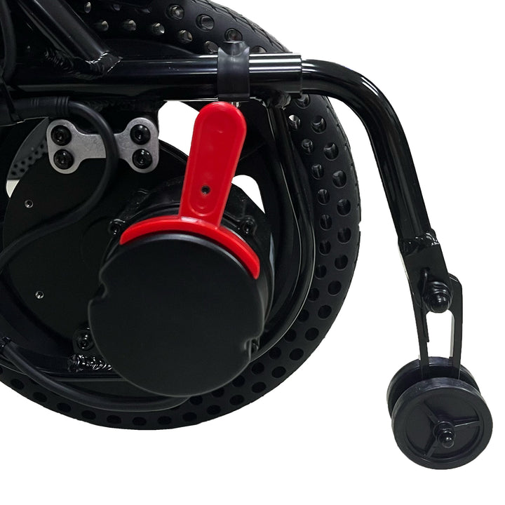 Rigi 輕便可摺式電動輪椅 (淨重15.2kg、200W/250w無刷摩打、可上飛機、藍牙後控、12吋實心胎) | 好好醫療用品