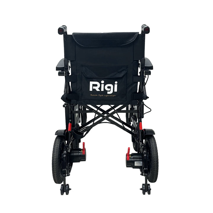 Rigi 輕便可摺式電動輪椅 (淨重15.2kg、200W/250w無刷摩打、可上飛機、藍牙後控、12吋實心胎) | 好好醫療用品