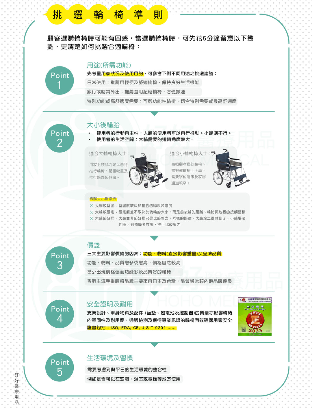 輪椅選擇