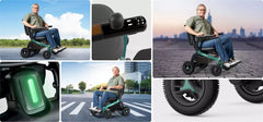 Robooter E 智能電動輪椅 (國際英文版，淨重27kg，可手機控制，行貨) | 好好醫療用品
