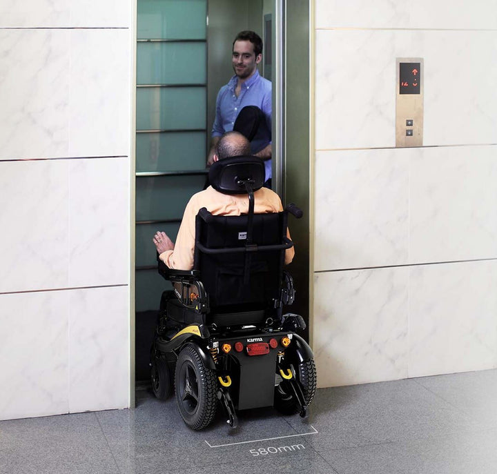台灣 Karma KP-31.2T 霹靂馬 電動可傾式輪椅 (台灣製造、避震系統、大容量電池、58cm窄車身) | 好好醫療用品