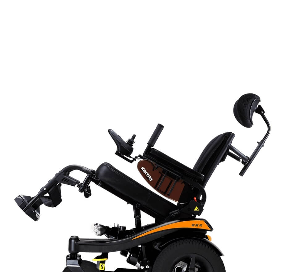 台灣 Karma KP-31.2T 霹靂馬 電動可傾式輪椅 (台灣製造、避震系統、大容量電池、58cm窄車身) | 好好醫療用品