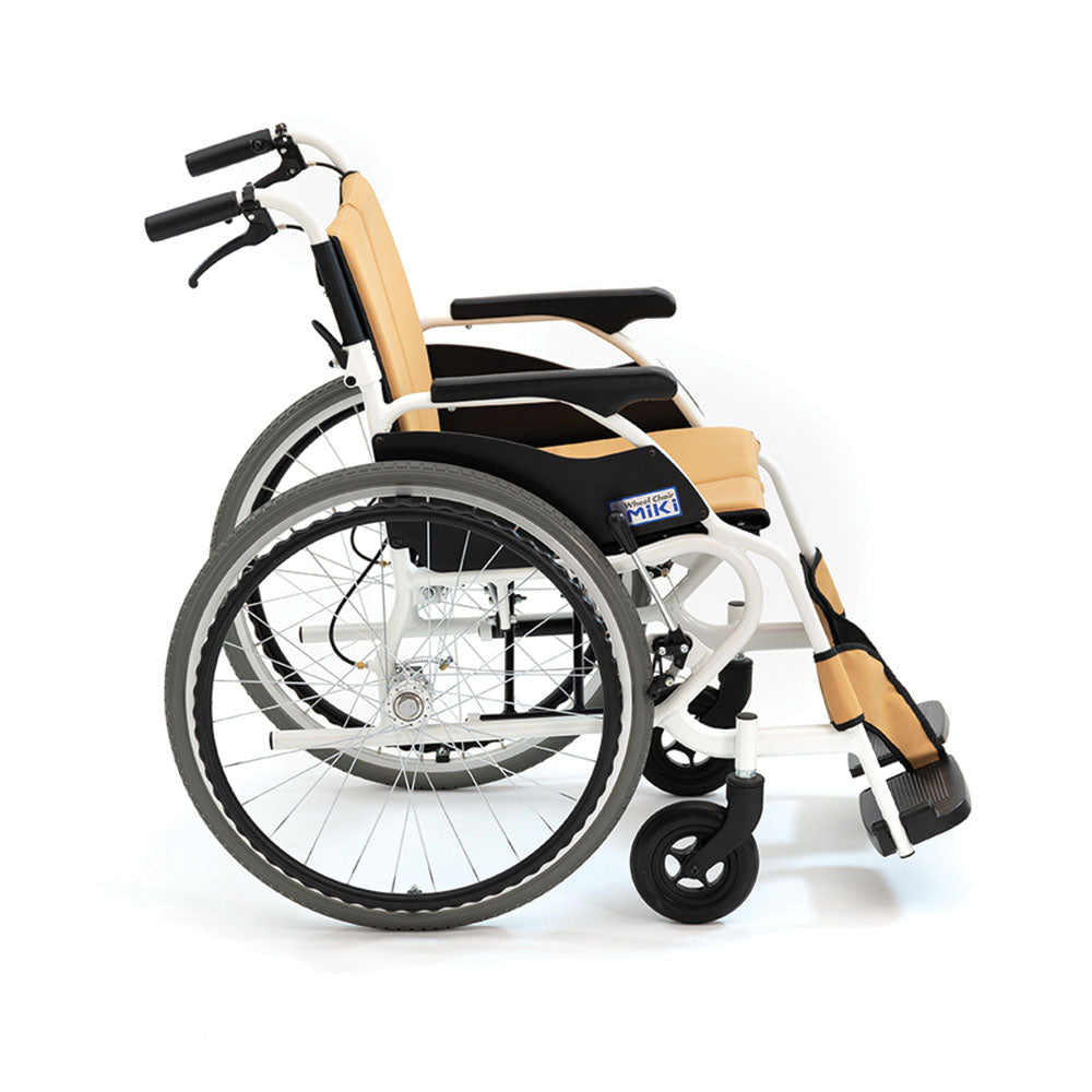 日本 MIKI CK-1 超輕鋁合金輪椅 (11.9kg, 厚坐墊＋防前傾, 22寸實心大輪) (行貨) | 好好醫療用品