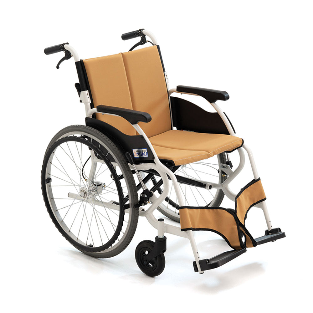 日本 MIKI CK-1 超輕鋁合金輪椅 (11.9kg, 厚坐墊＋防前傾, 22寸實心大輪) (行貨) | 好好醫療用品