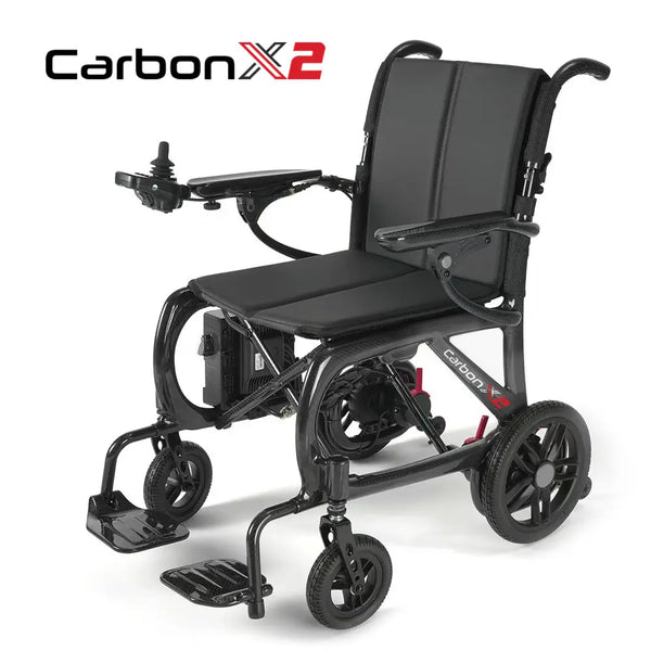 超輕便電動輪椅 Carbon X2  (全碳纖支架，11.9kg，數碼顯示控制) | 好好醫療用品