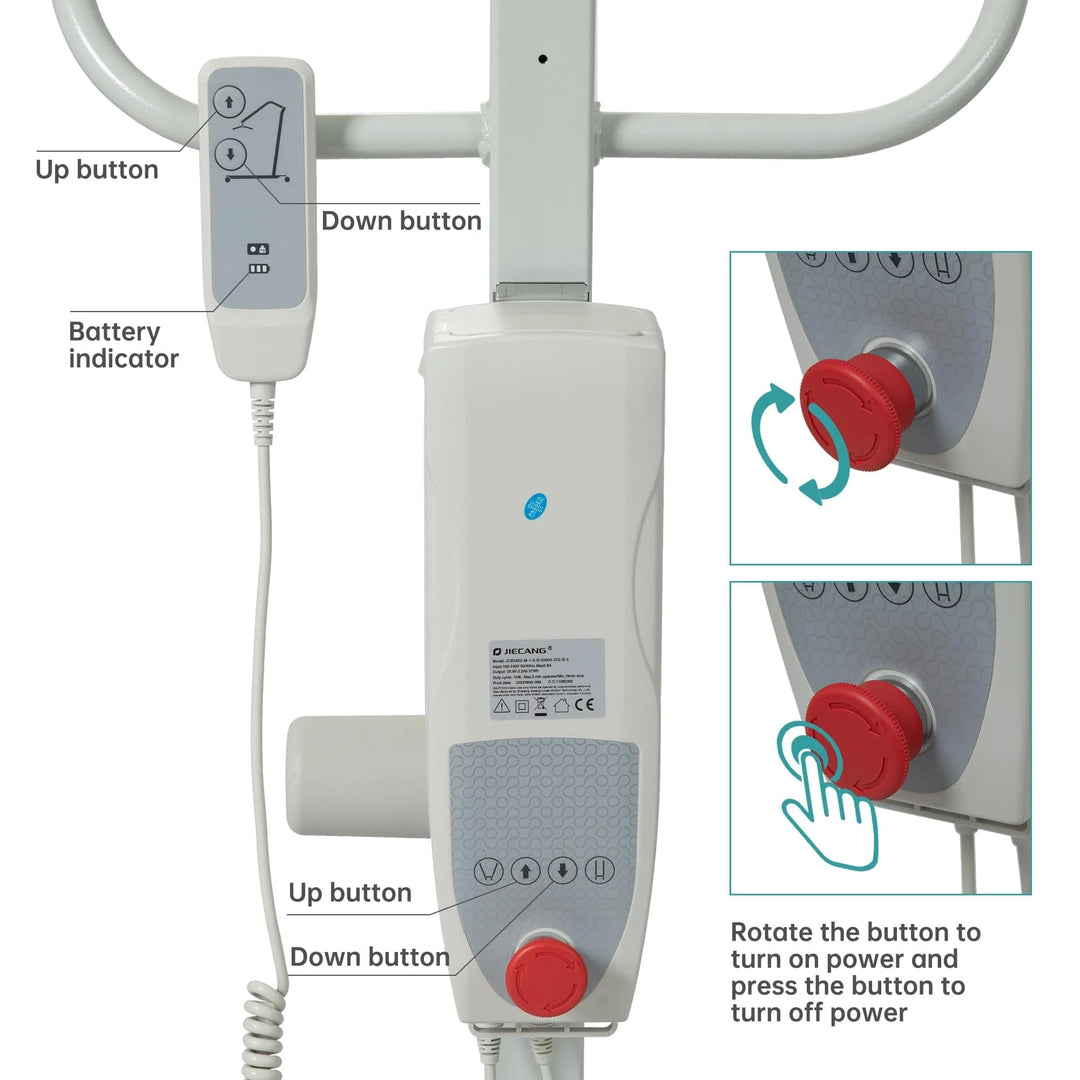 EZ Life B02A 電動移位機 (Swivel Patient Lift Hoist) | 好好醫療用品