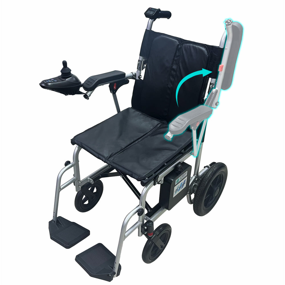 Ocean GX180 輕便功能型電動輪椅 (16.5kg，可摺疊，前差避震，可上飛機，雙重剎車) | 好好醫療用品