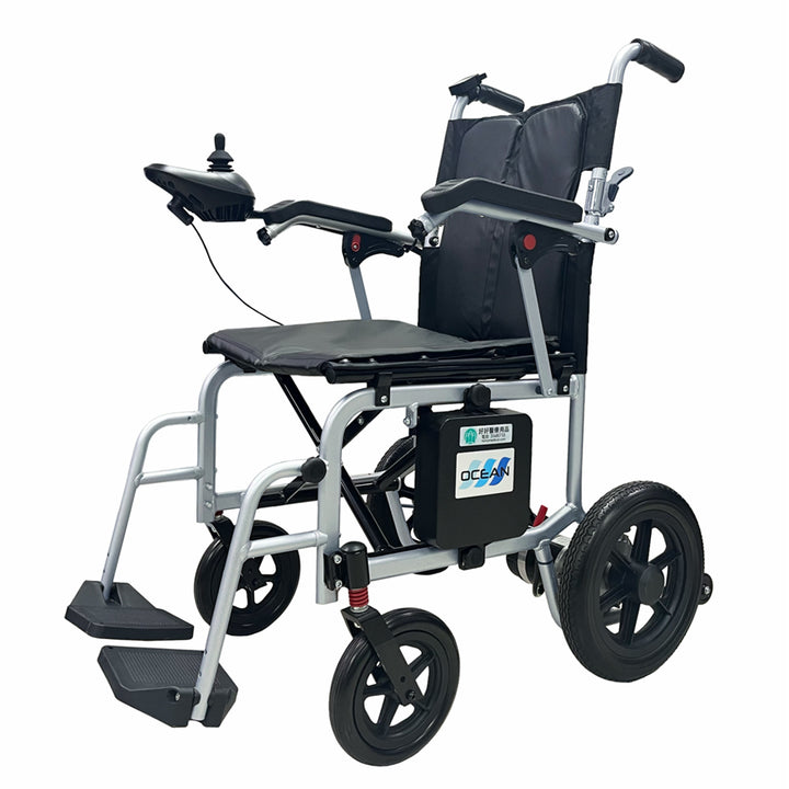 Ocean GX180 輕便功能型電動輪椅 (16.5kg，可摺疊，前差避震，可上飛機，雙重剎車) | 好好醫療用品