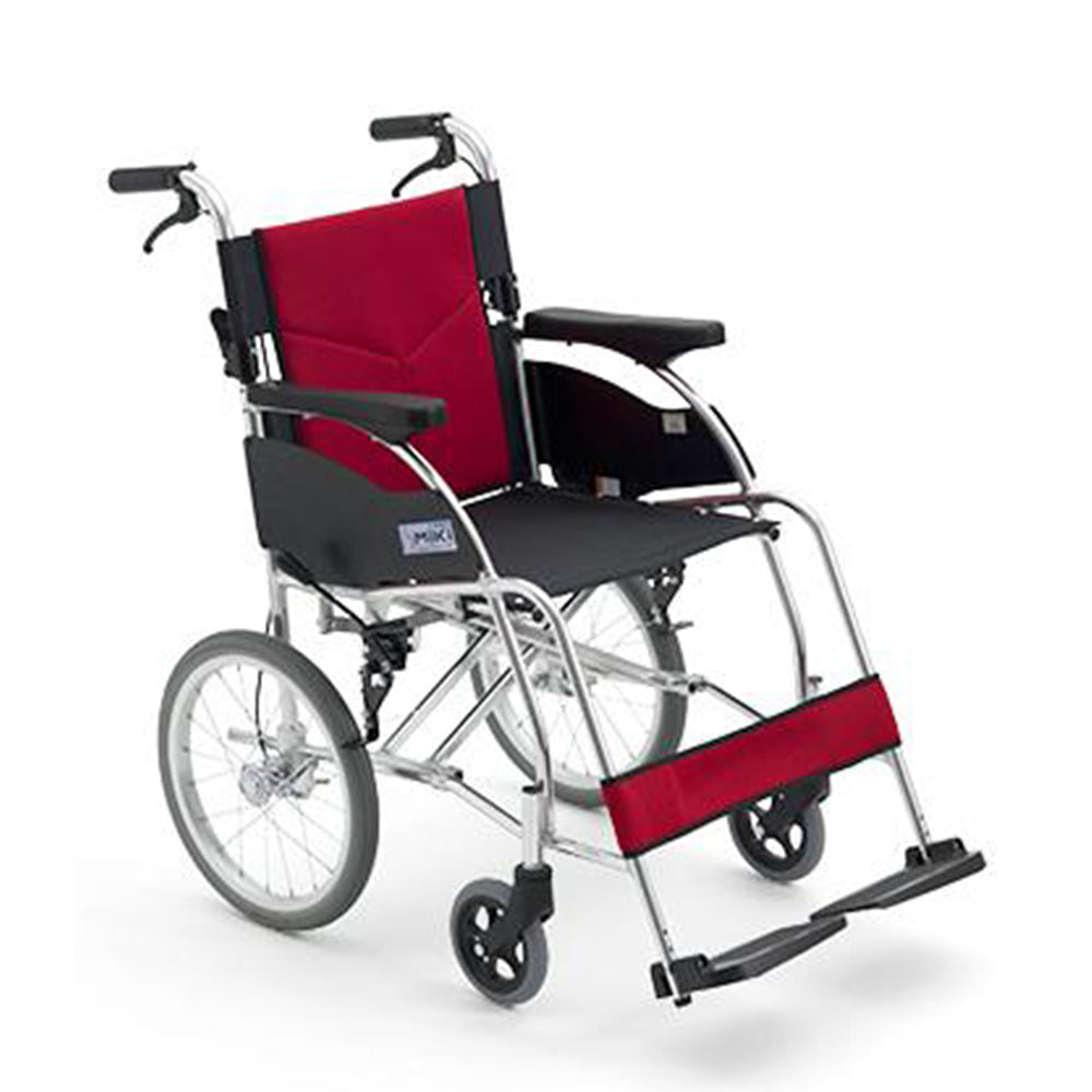日本 MIKI MCSC-47-JKL 舒適輪椅 (16寸實心小輪, 厚背墊, 高身) (行貨) | 好好醫療用品