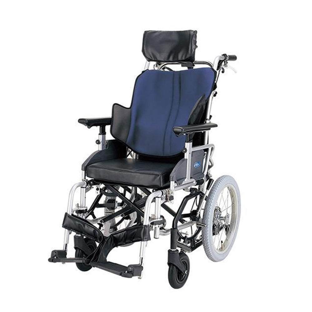 Nissin NAH-F5 / NA-F7 「座王」高背輪椅 (超級舒適, 日本專利, 可摺可傾) | 好好醫療用品
