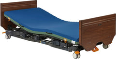 日本 Platz P400 Ardel 電動護理床 (超低床, 專業院舍型, 中央鎖定功能, 點滴架插孔, 配送可摺式扶手) | 好好醫療用品
