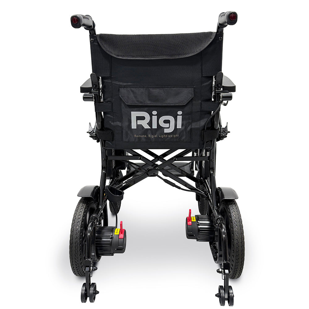 Rigi 輕便可摺式電動輪椅 (淨重15.2kg、200-250W無刷摩打、可上飛機、隨附藍牙後控、12吋實心胎)