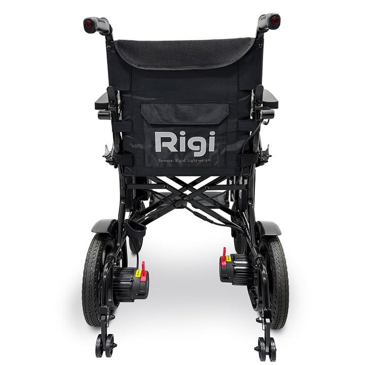 Rigi 輕便可摺式電動輪椅 (淨重15.2kg、200-250W無刷摩打、可上飛機、隨附藍牙後控、12吋實心胎)