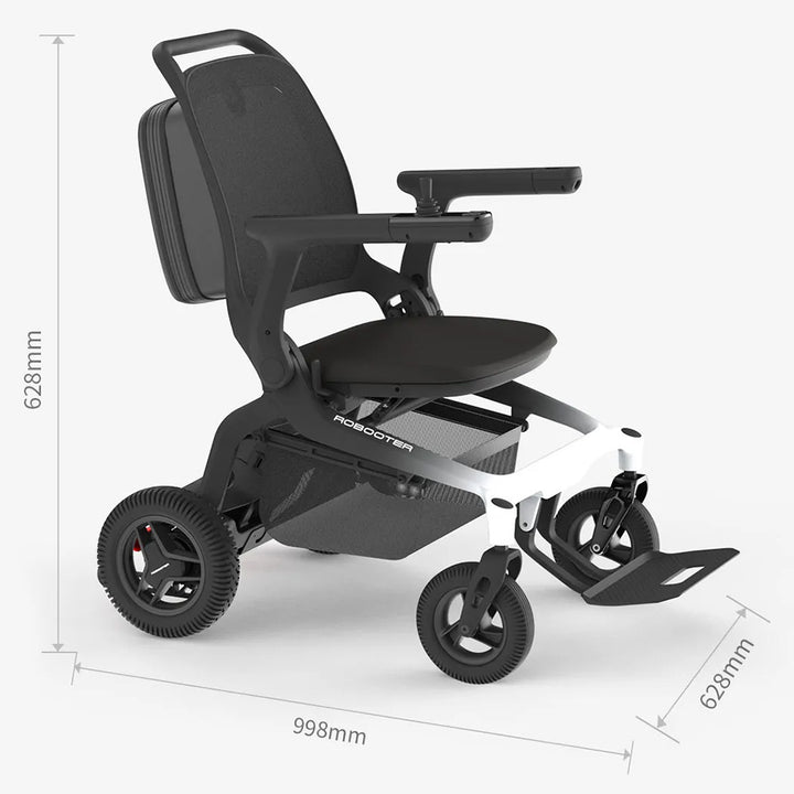 Robooter E80 智能電動輪椅 (全碳纖維支架，淨重15.9kg，可承150kg，續航25km(20Ah), 行貨) | 好好醫療用品