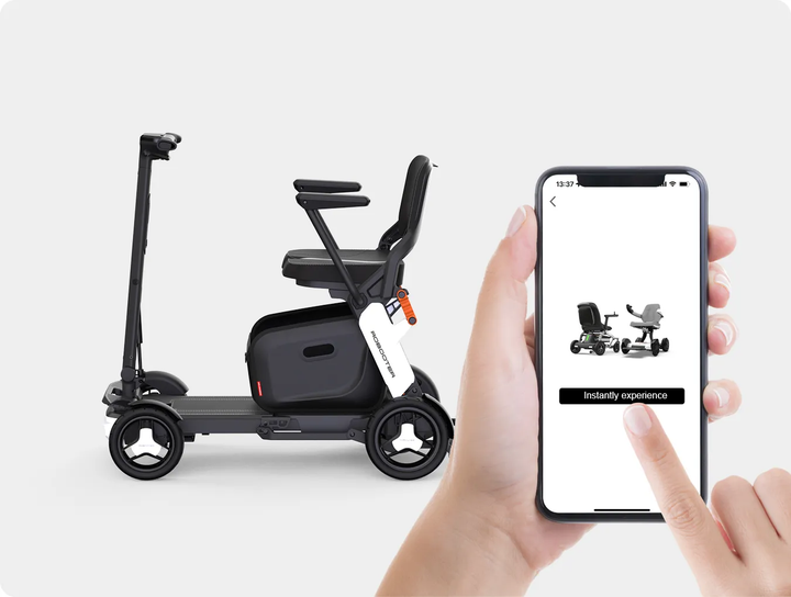 智能電動輪椅 Robooter Q40 Robooter Q40 (專為都市設計，只19.98k，行李箱大小，NFC手機解鎖，原廠行貨) | 好好醫療用品