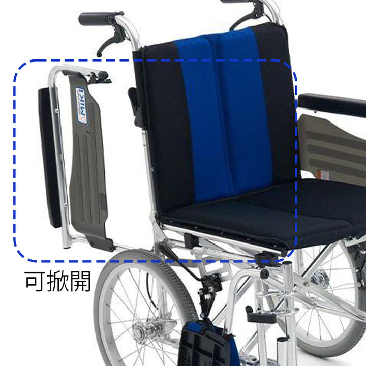 日本 MIKI SKT-2 厚墊多功能手推輪椅 (掀式扶手, 打開式護腿) (行貨) | 好好醫療用品
