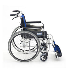 日本 MIKI SKT-4 厚墊 多功能手推輪椅 (大輪, 掀式扶手, 打開式護腿, 22寸實心大輪) (行貨)