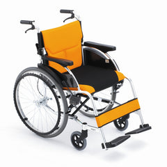 日本 MIKI MCS-43-JL 舒適輪椅 (運動型支架, 厚坐墊, 22寸實心大輪) (行貨)